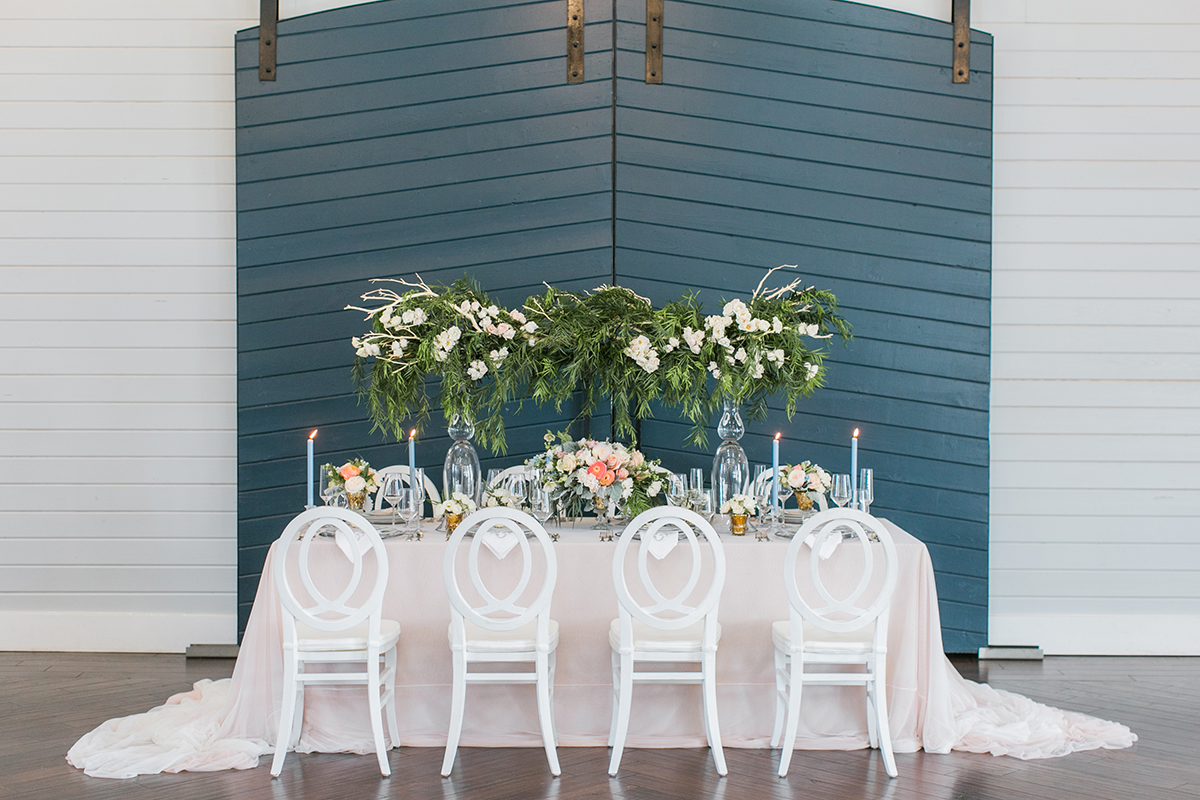 Blue and Green Classic Wedding