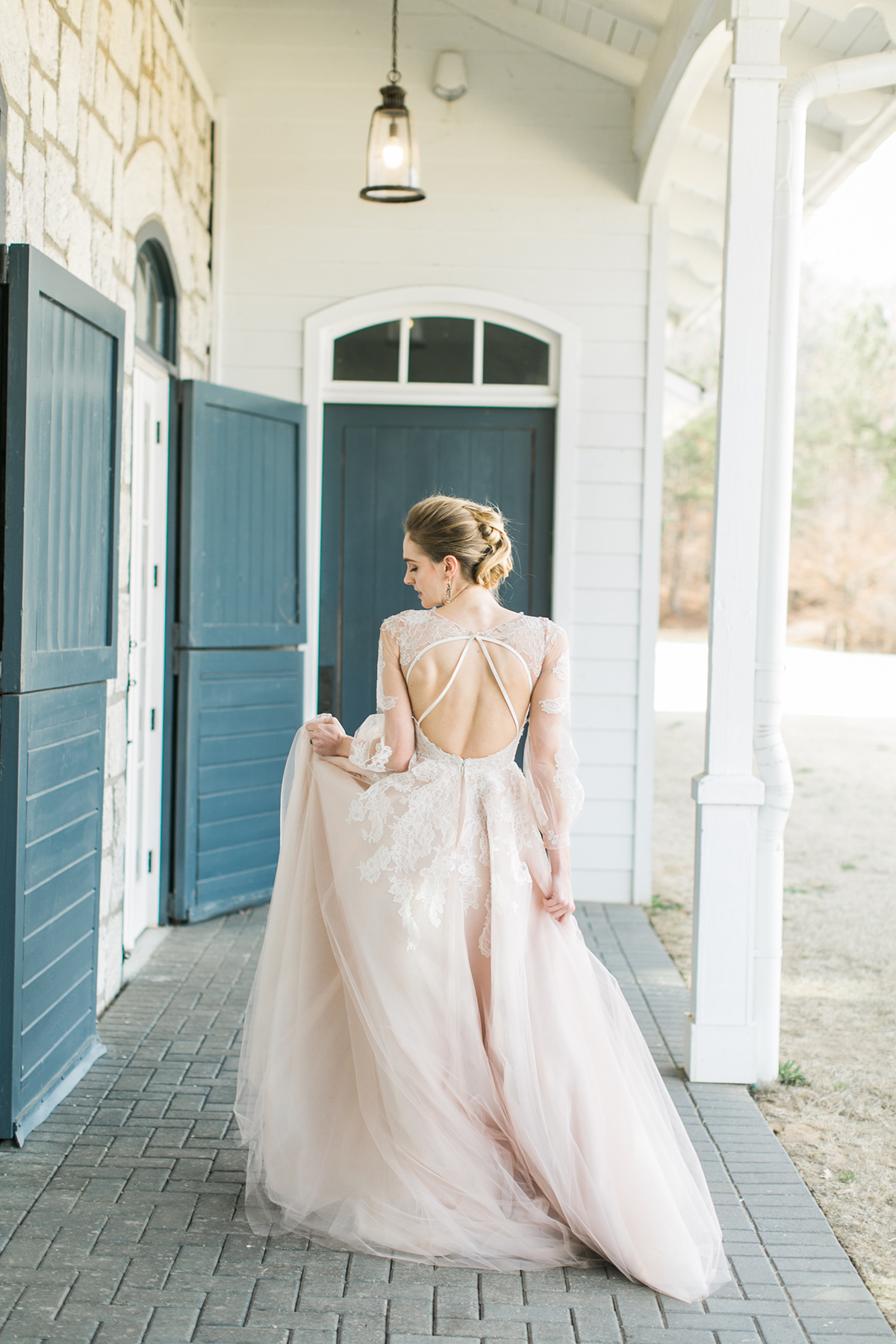 Blush Hayley Paige Gown