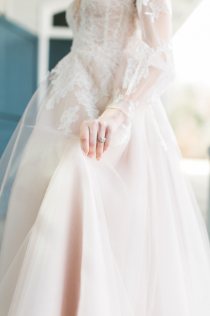 Hayley Paige Gown with Sleeves