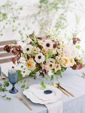 Blush and Rust Wedding Flowers