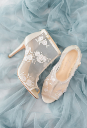 Bride Lace Booties