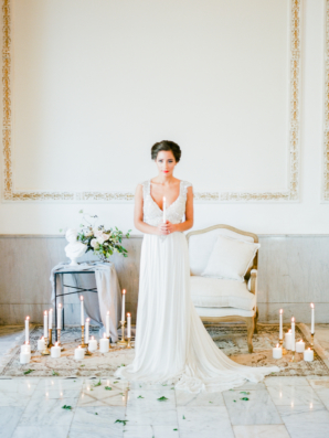 Bride in Anna Campbell