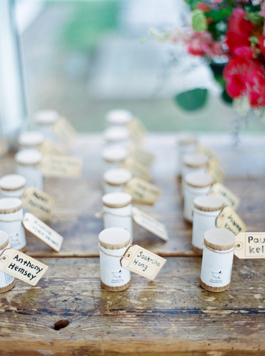Candle Escort Cards