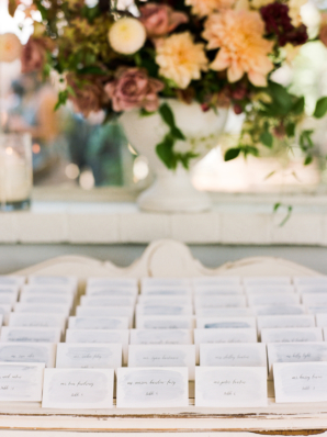 Escort Cards with Watercolor