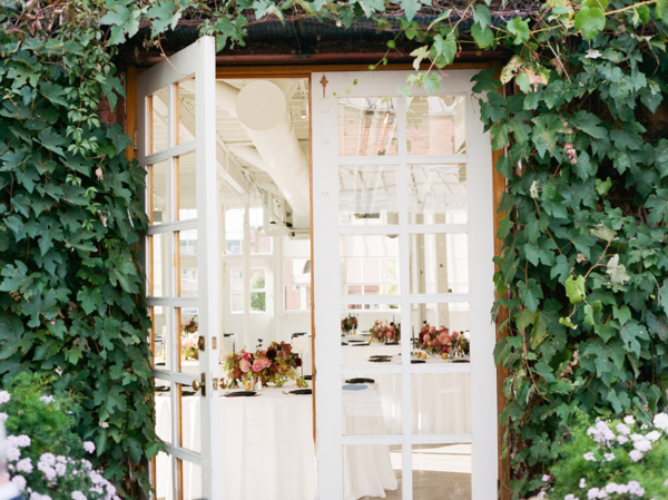 Ivy Covered Reception Entrance
