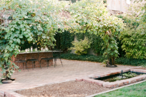 Outdoor Wedding Brick Table
