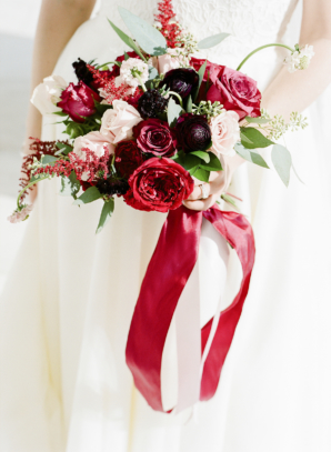 Red Bouquet for Bride