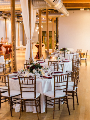 Wedding Reception in Industrial Space