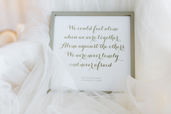 Wedding Vows Framed Print from Minted