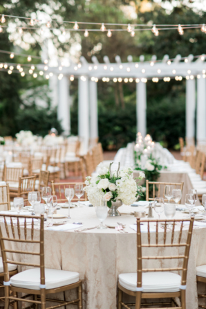 Champagne and White Outdoor Wedding