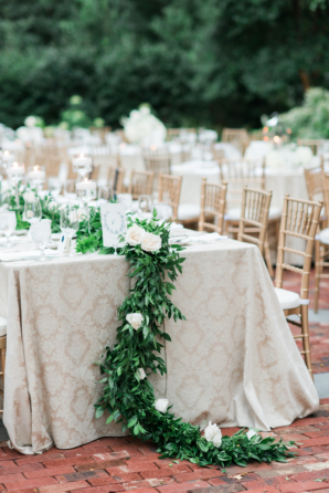 Green and Ivory Garden Wedding