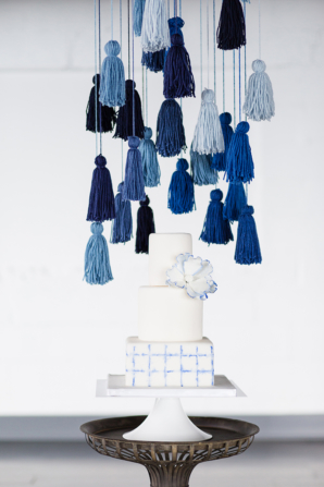 Wedding Cake Table with Tassels