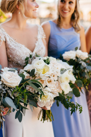 Blush and Ivory Bouquets