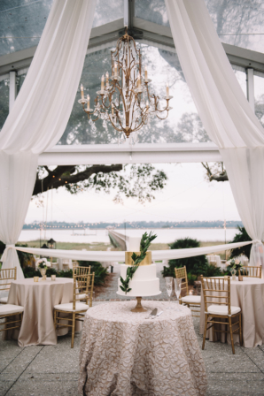 Blush and White Tented Wedding
