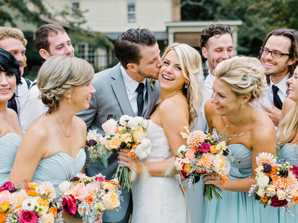 Bridal Party in Light Blue