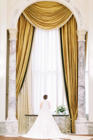 Bride By Dramatic Window