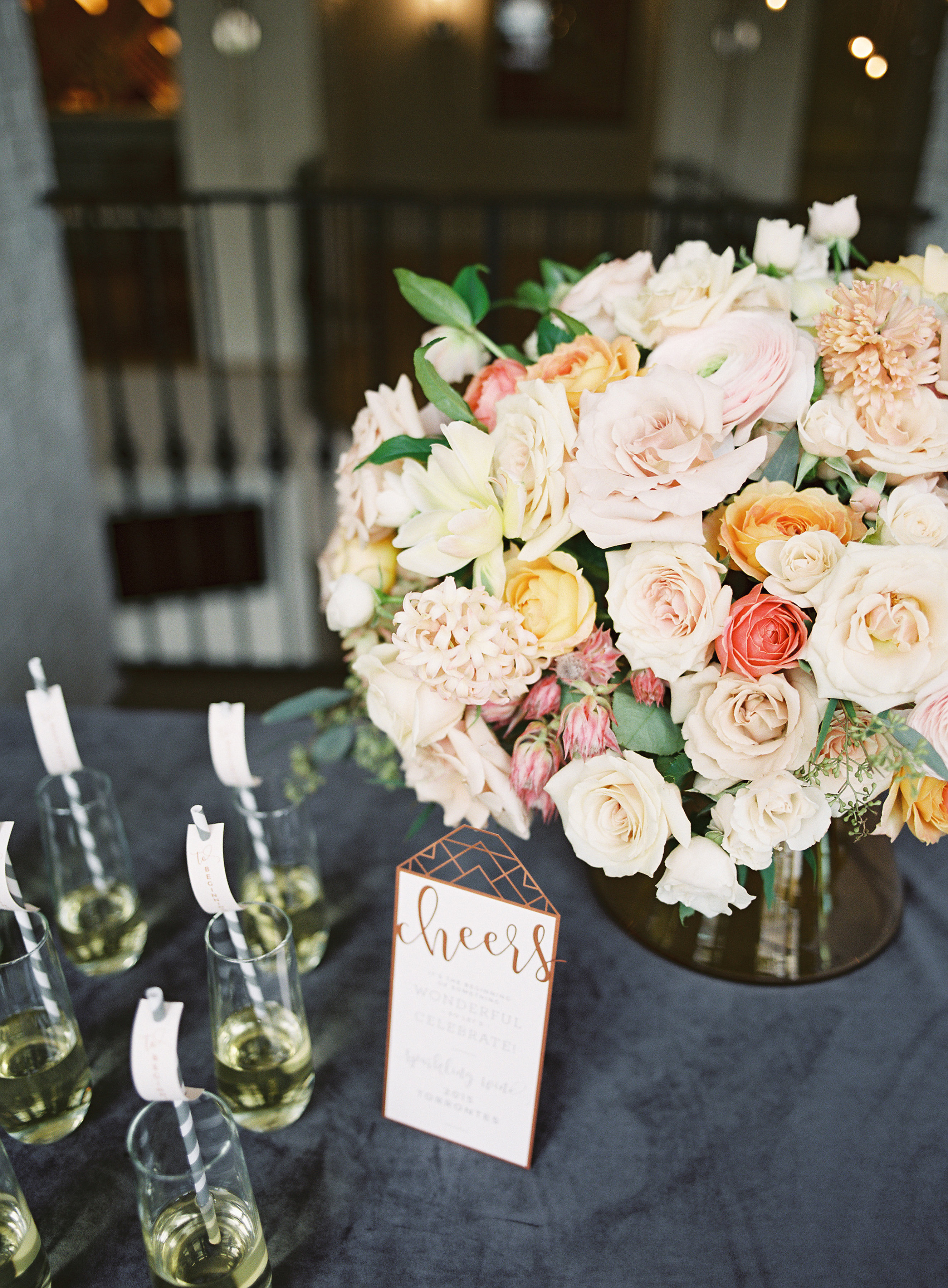 Coral and Blush Wedding Flowers