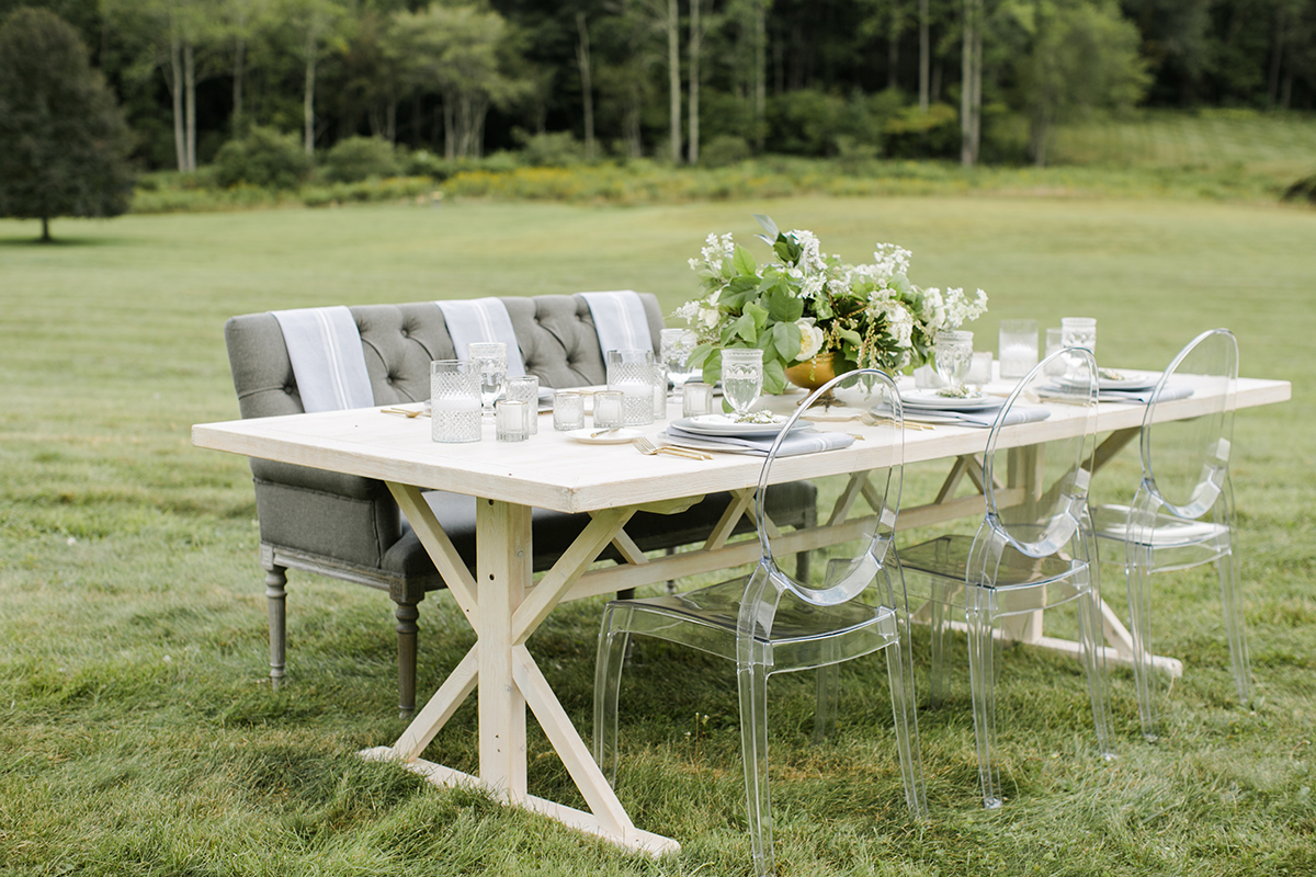Outdoor Wedding Rustic Table
