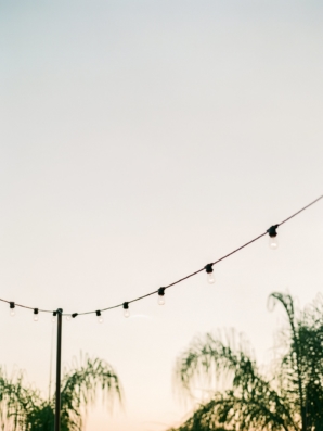 String Lights for Outdoor Wedding
