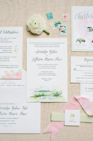 Wedding Invitations with Watercolor