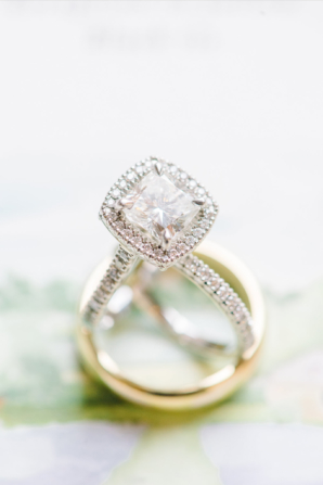 Wedding Ring with Diamond Band