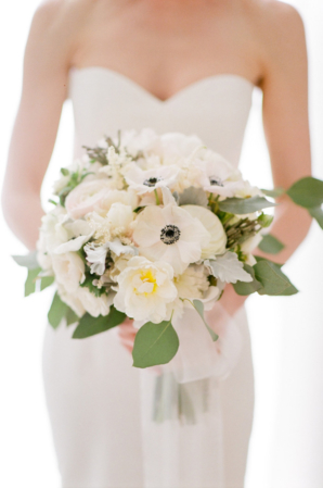 White and Ivory Bride Bouquet