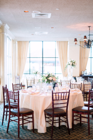 Ivory and White Country Club Wedding