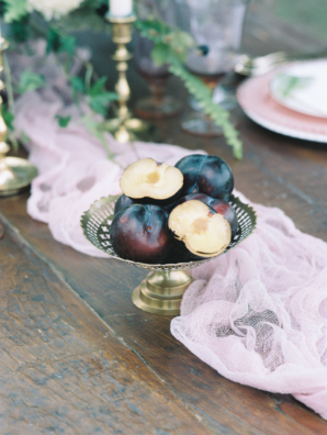 Plum and Mauve Wedding Table