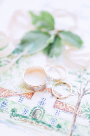 Wedding Rings on Wedding Invitation