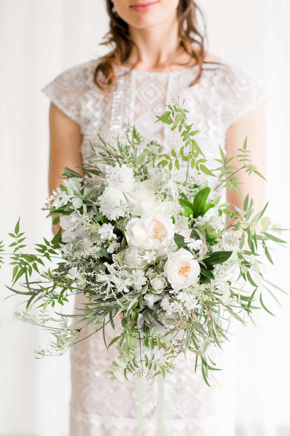 Blush and Green Organic Bouquet