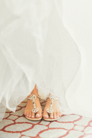 Bride in Sandals