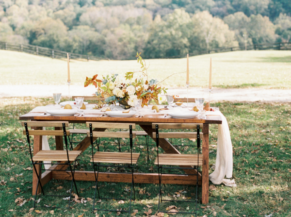 Elegant Fall Wedding Table