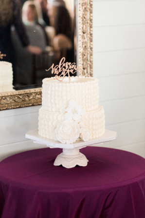 Petite Handmade Wedding Cake