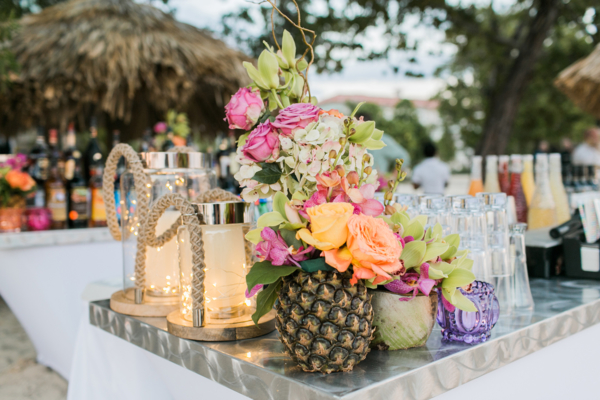 Tropical Pineapple Wedding Decoration
