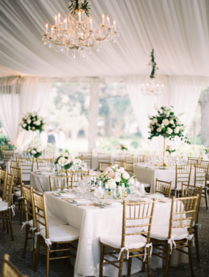 Elegant Wedding Reception in Tent
