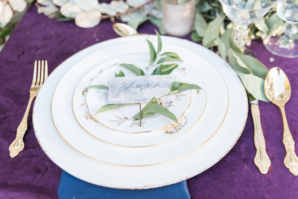 Place Setting with Greenery