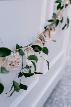 Garland of Oyster Shell Decor