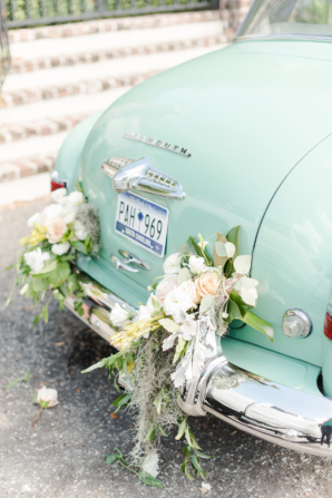 Mint Vintage Plymouth Wedding Car