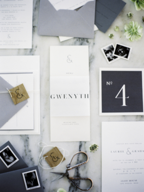 Modern Sans Serif Wedding Invitations