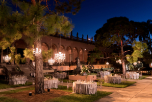 Outdoor Wedding Reception at Ringling Museum