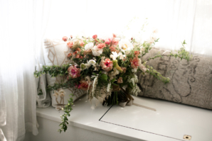 Romantic Peach Bridal Bouquet