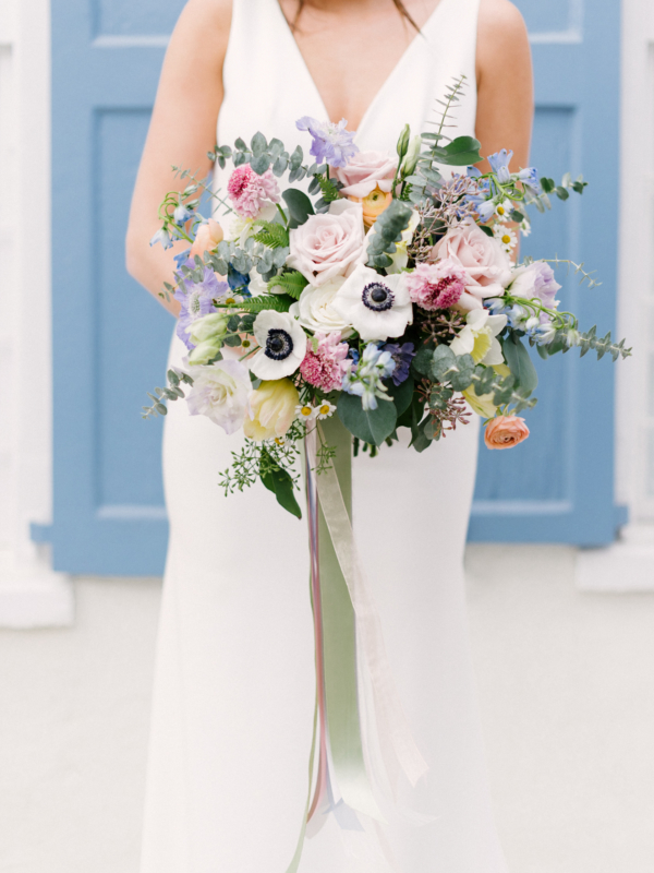 Colorful Pastel Bride Bouquet