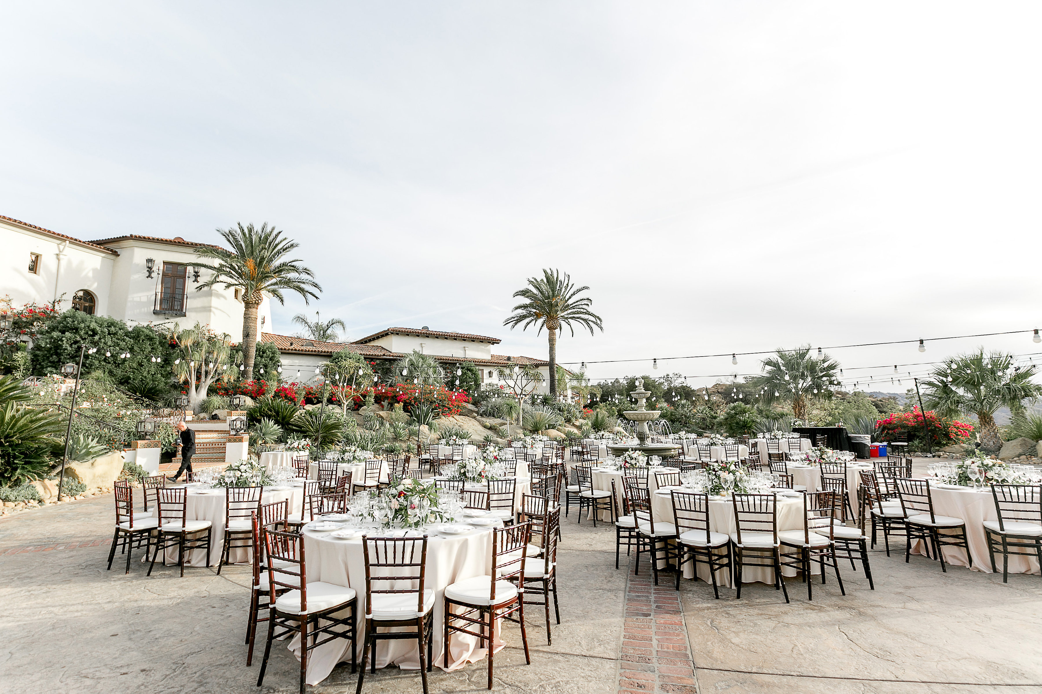 Elegant Outdoor Reception at California Villa