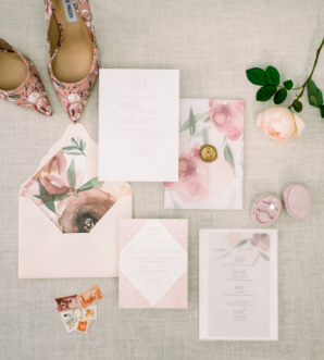 Stationery with Watercolor Flowers