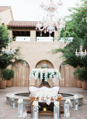 Sweetheart Table with Orchids