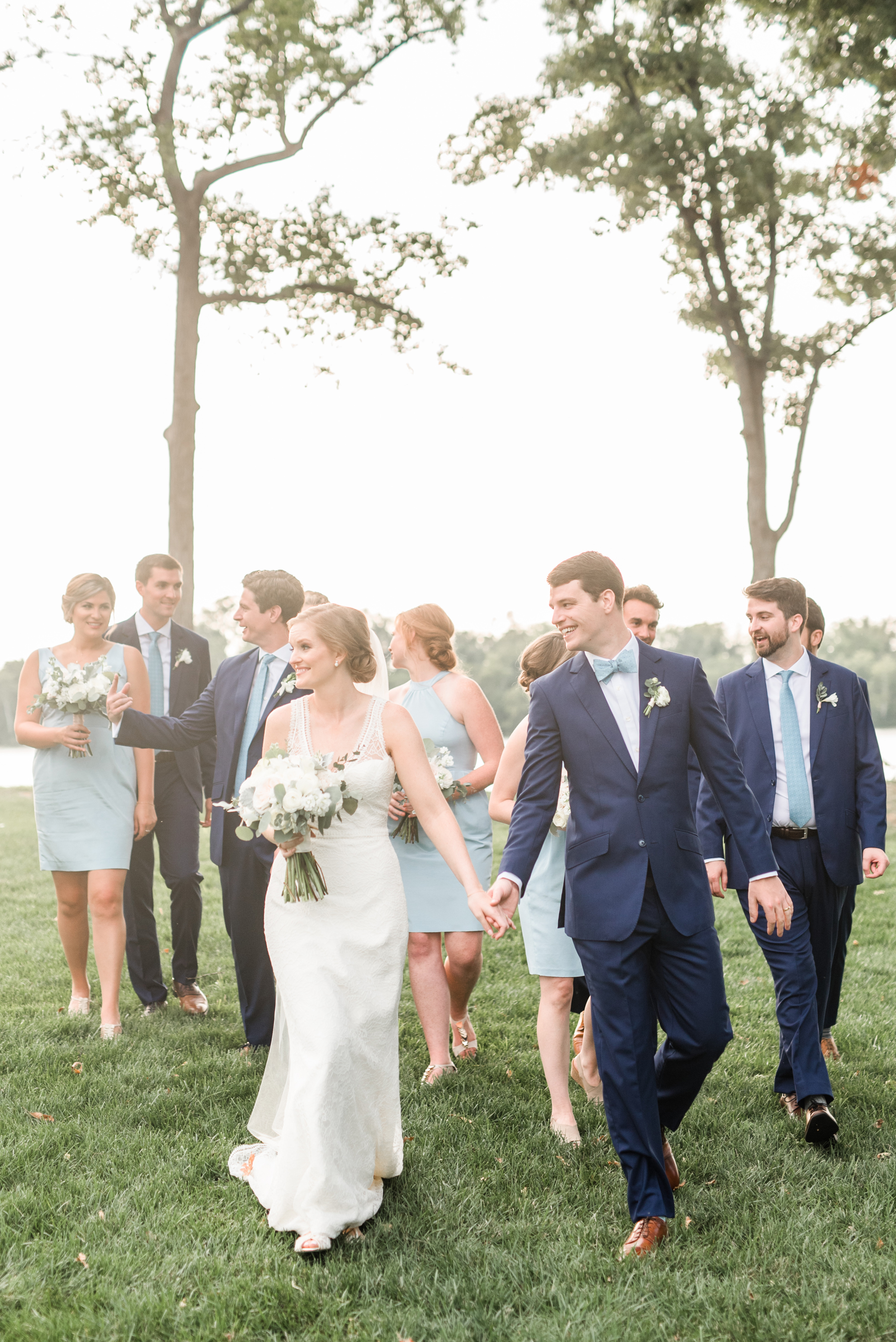 Classic Blue + White Southern Wedding