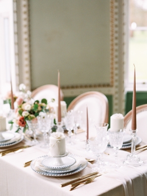 Blush and Taupe Table