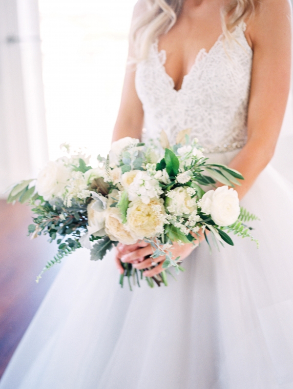 Bride with Butter Yellow Bouquet