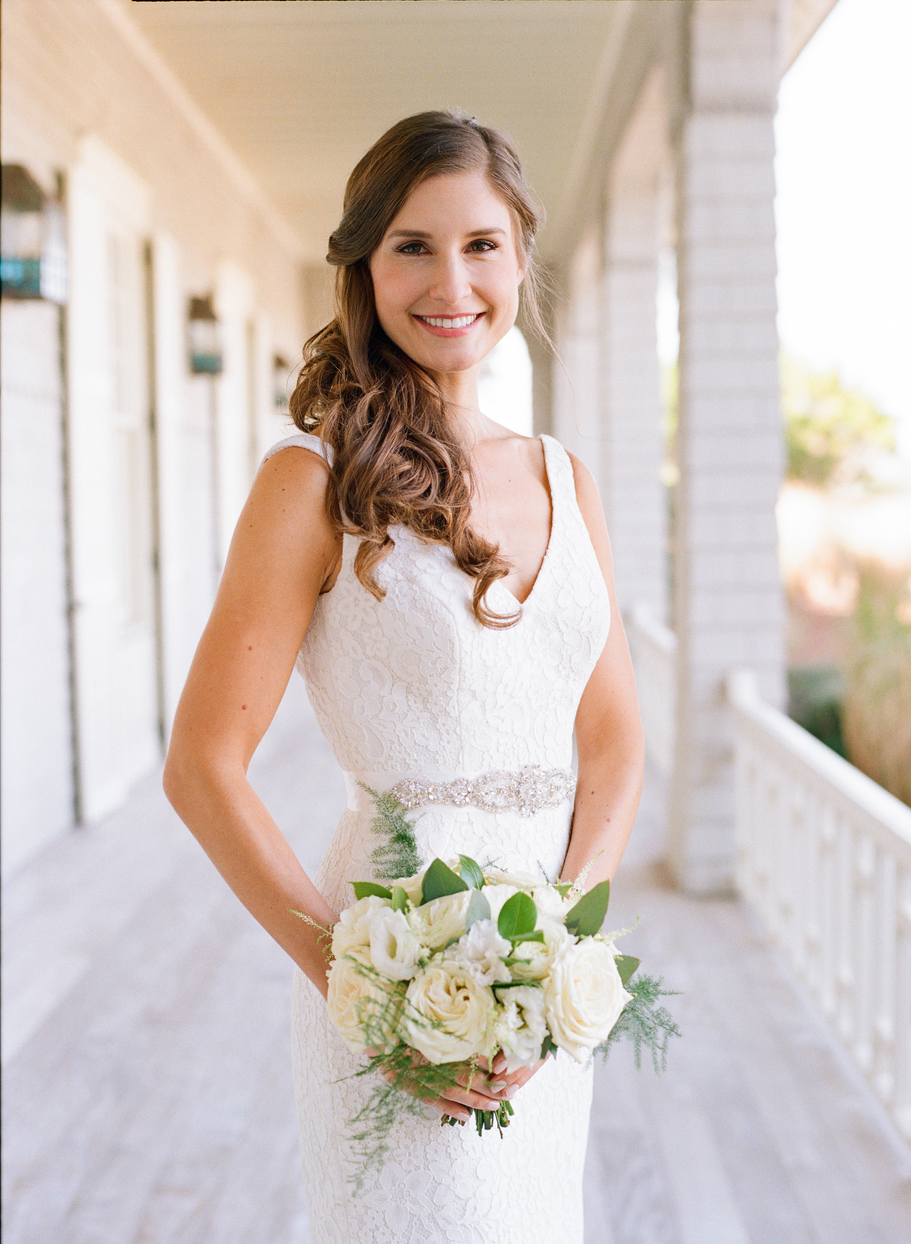 Bride with Chic Side Waves