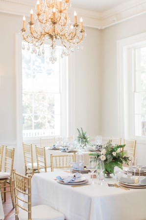 Elegant Light Airy Charleston Wedding Reception